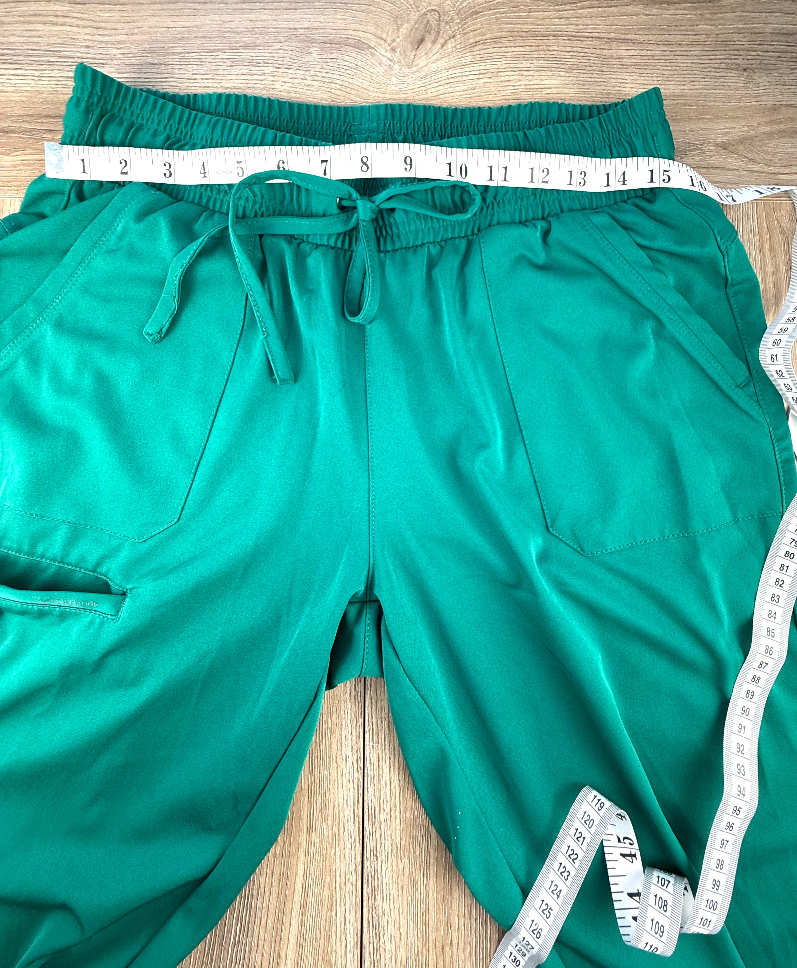 Healing Hands jogger-style pants measuring 30" waist 