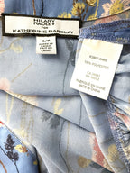 Hilary Radley blue floral kimono | boho duster inside label 