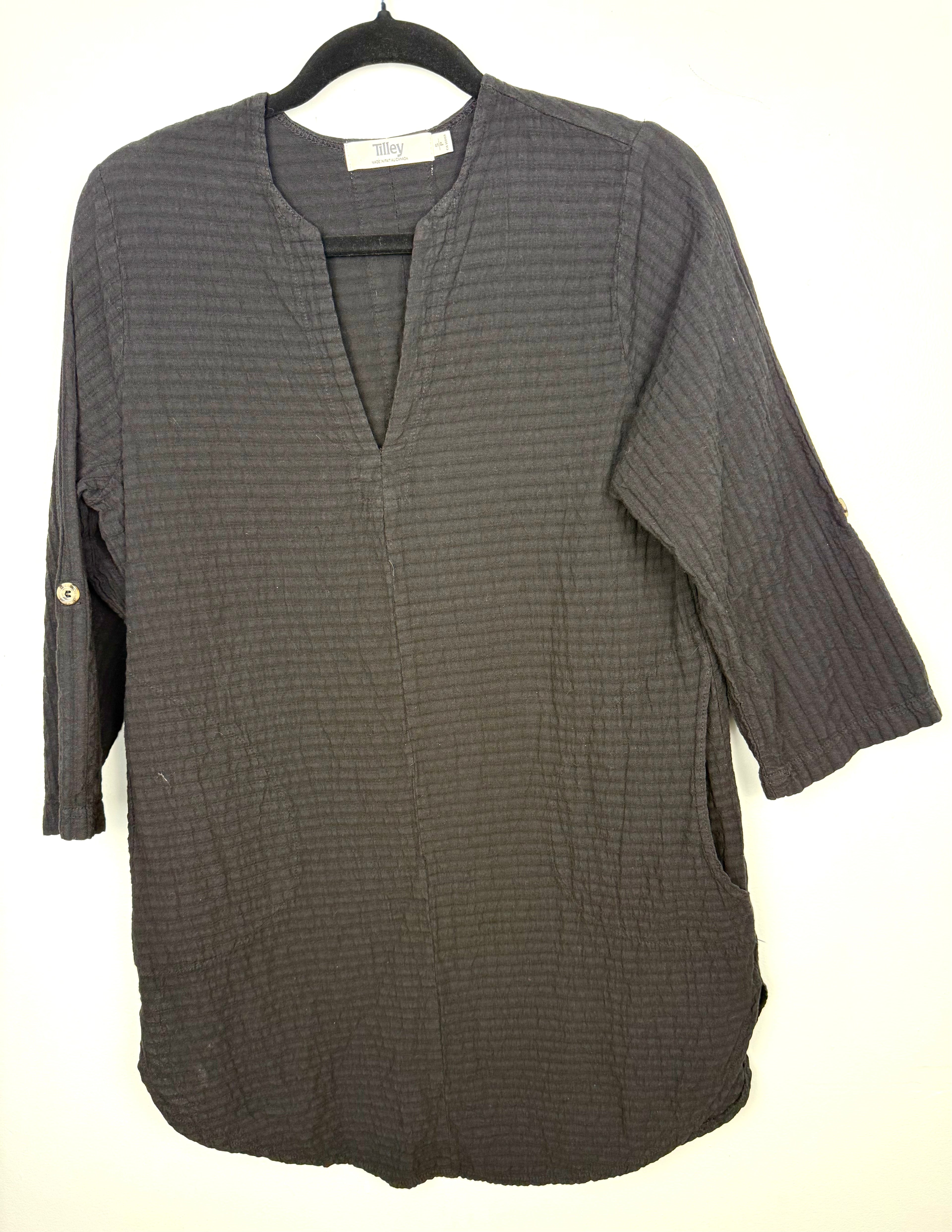 100% Cotton Tilley V-Neck Tunic | Size S