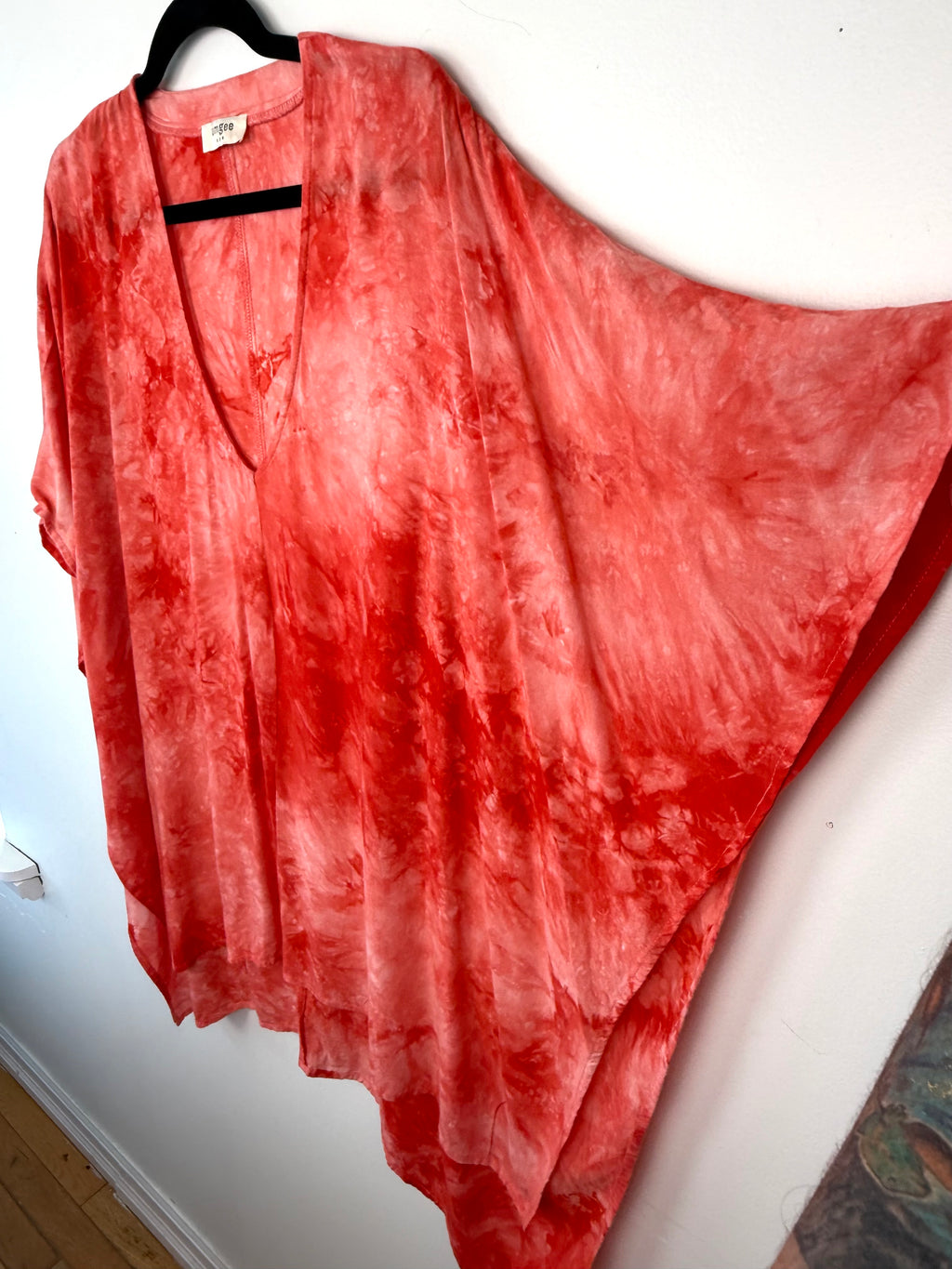 Umgee Tie Dye Tunic Top | Oversized Boho Cover Up | Resort Wear