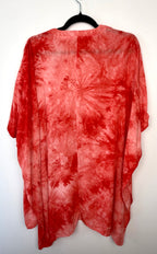 Umgee Tie Dye Tunic Top | Oversized Boho Cover Up | Resort Wear