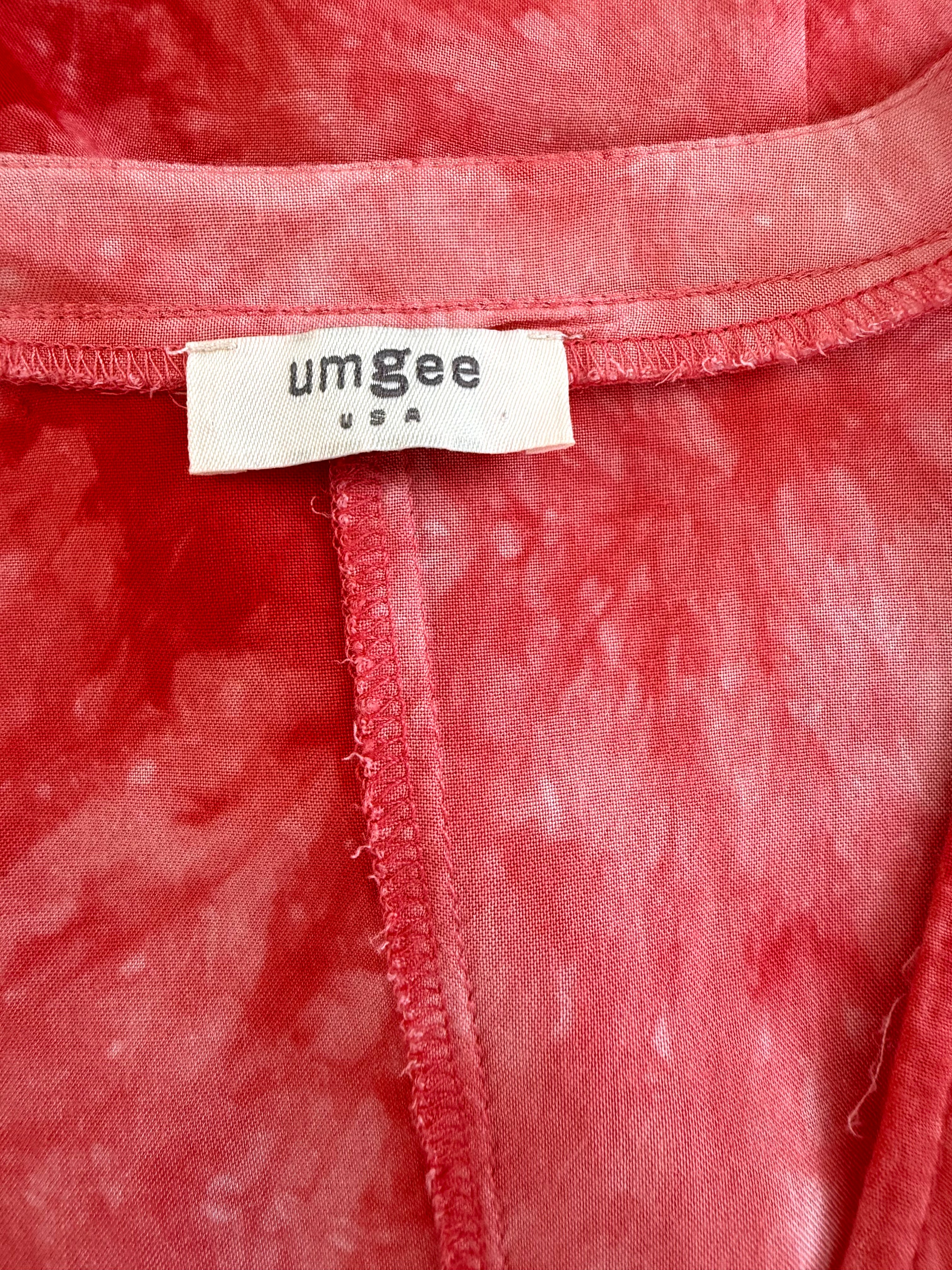 Umgee Tie Dye Tunic Top | Oversized Boho Cover Up | Resort Wear