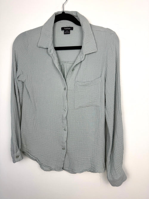 100% Cotton Button Front Shirt | Size S