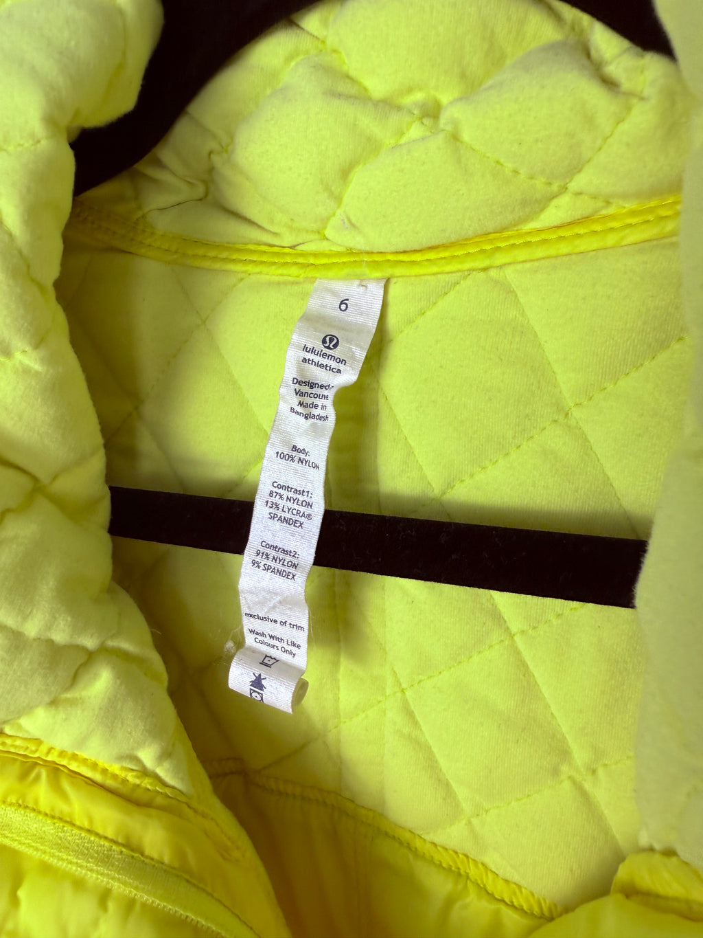 Lululemon Quilted Running Jacket | Size 6