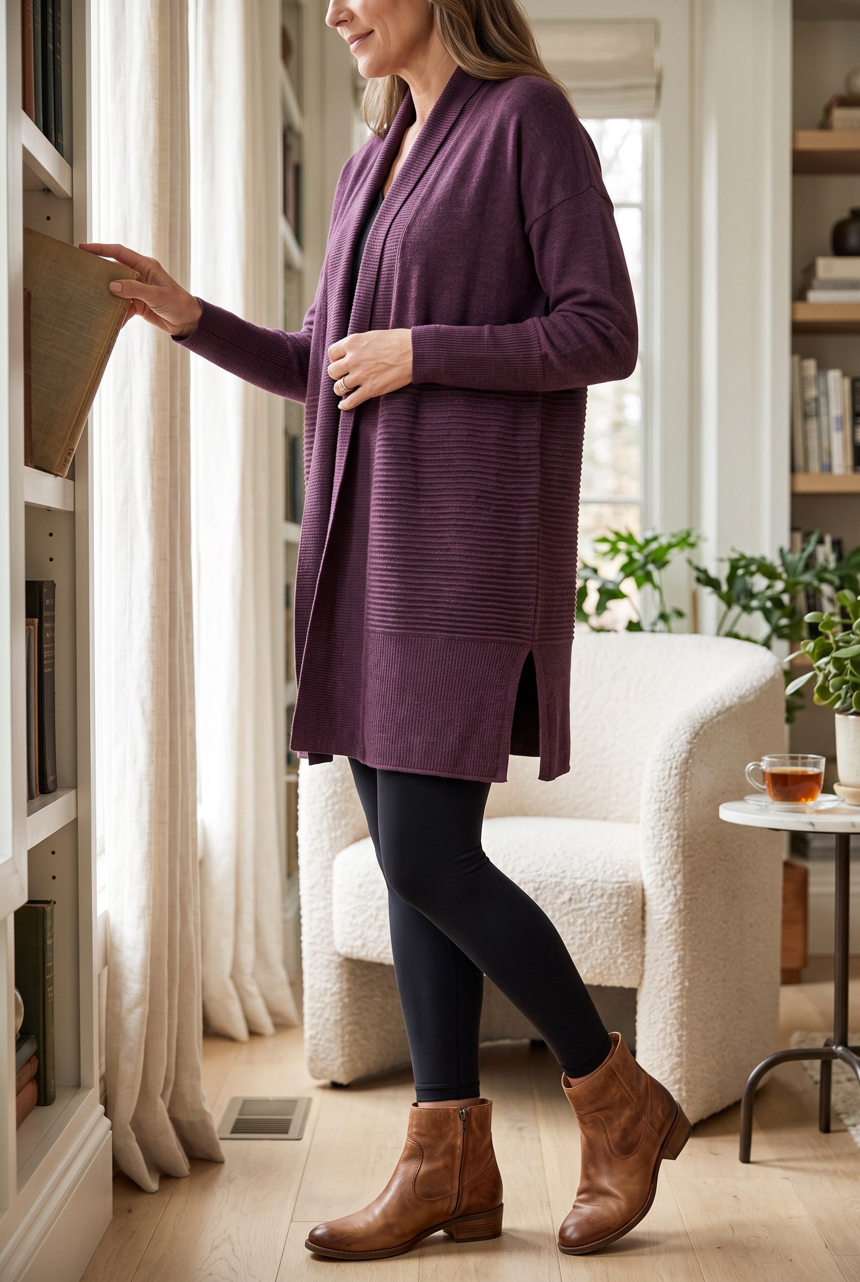 Lululemon Open-Front Longline Cardigan | Size 8