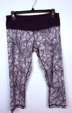 Lululemon Swirl Print Crop Legging | Size 8
