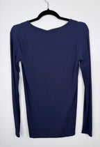 C’est Moi Bamboo Long-Sleeve V-Neck Top | One Size