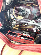 Inside lining of Ted Baker leather duffle bag 2