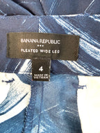 inside tag on Banana Republic wide leg patterned pants size 4