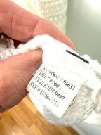 Inside tag on Eddie Bauer 100% cotton cottagecore cardigan  2