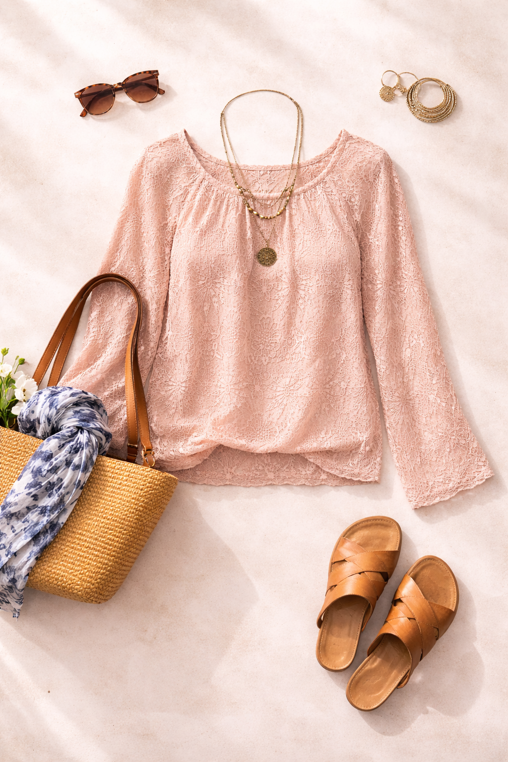 Italian Lace Top at Blue Sparrow Shop lifestyle photo 
