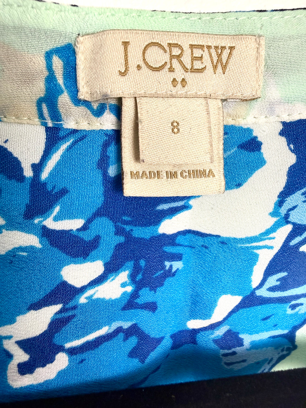 J.Crew label size 8 women’s floral tank top