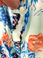 J.Crew sleeveless floral blouse button front detail size 8 2
