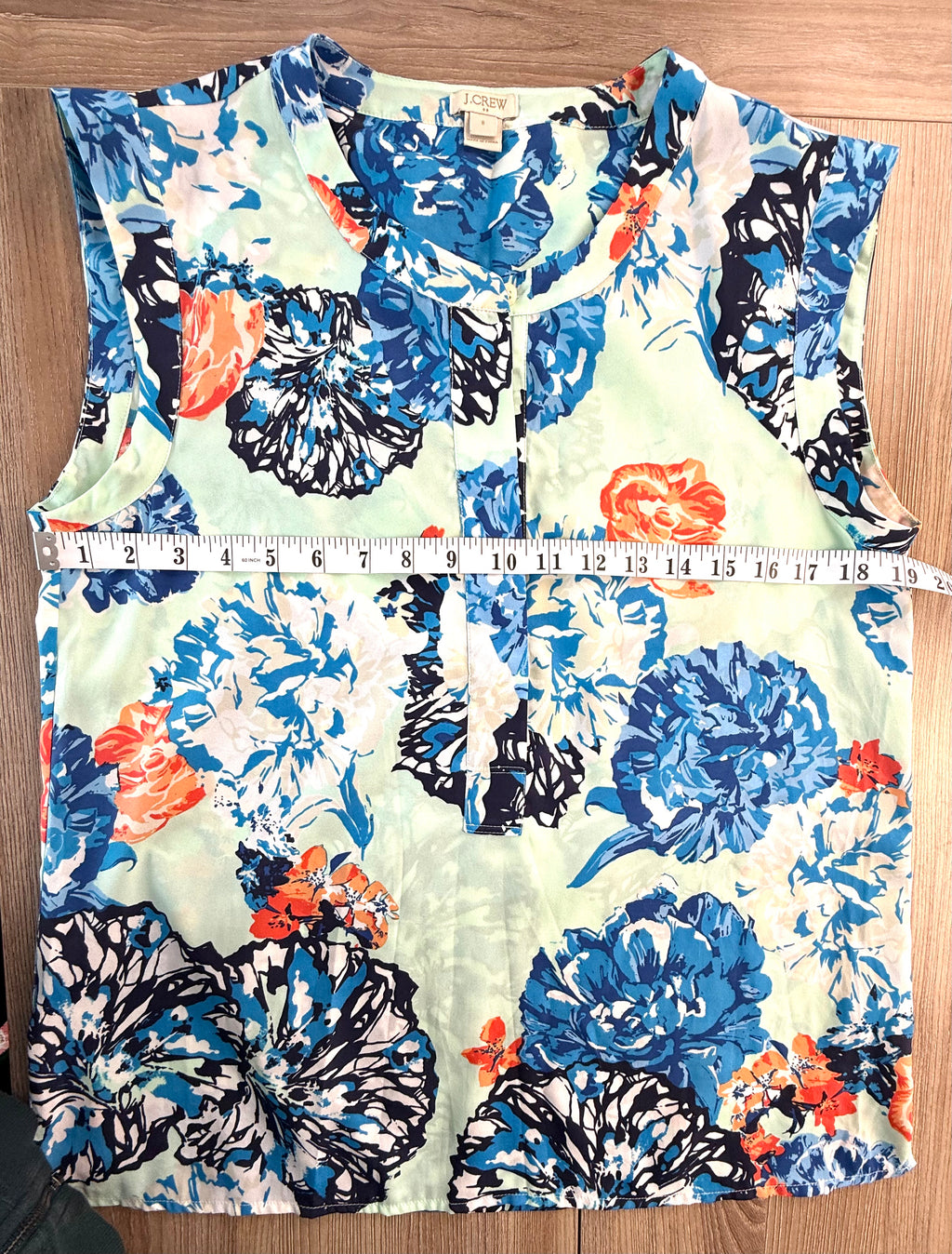 JCrew sleeveless top measuring 38" bust