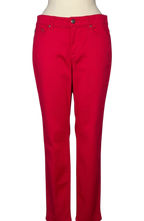 Jockey True Fit Hot Pink Straight Leg Pants Women’s Size 12 | Stretch Cotton Mid Rise Pant in Hot Pink