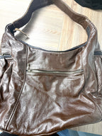 Karen Gunn Handmade Leather Crossbody Bag-The Ella and Louella soft leather bag full view