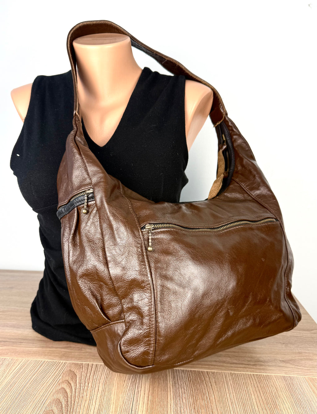 Karen Gunna Handmade Leather Crossbody Bag-The Ella and Louella 2 