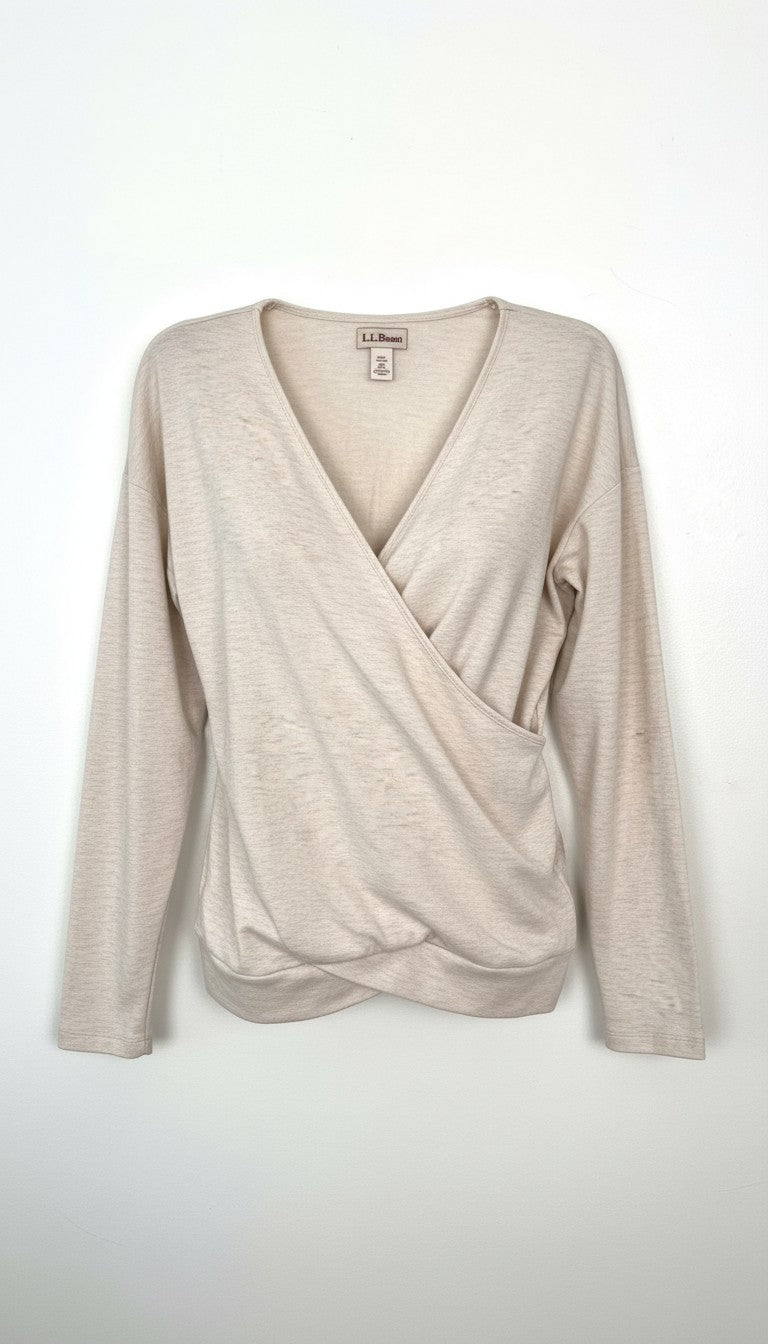 L.L.Bean Crossover Long Sleeve Tee | Size M at Blue Sparrow Shop