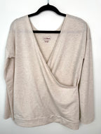L.L.Bean Crossover Long Sleeve Tee | Size M at Blue Sparrow Shop on hanger