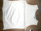Lace top tank or shell  for women measuring 36" bust 