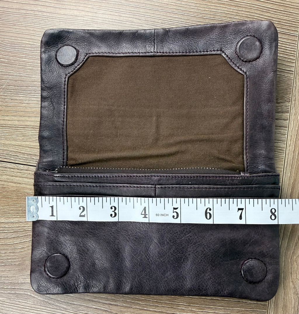 Latico Leathers best selling Terry Leather Wallet measuring 8" 