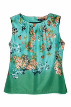 Linea Domani Sleeveless Blouse at Blue Sparrow Shop