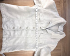 Liz Claiborne 100% linen blazer measuring 38" bust 
