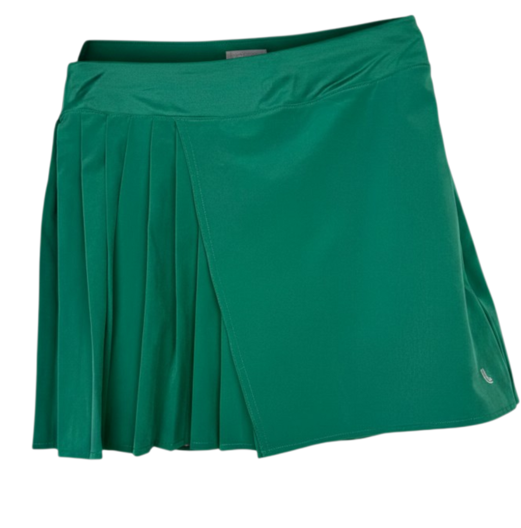 Lolë Emerald Green Pleated Athletic Skort | Built In Shorts | Size S