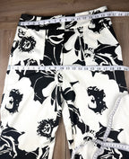 LuLaRoe Floral Wide Leg Pants with High Waist  waist 32" hips 39"