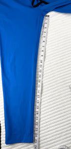 Lululemon Cobalt Blue Tapered Drawstring Pant, Size 8 | Blue Sparrow Resale Reimagined measuring 25" inseam
