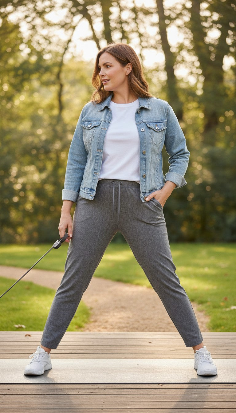Lululemon Drawstring Lounge Pant | Size 10 at Blue Sparrow Shop on woman outdoors