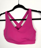 Lululemon Envital Bra Hot Pink Cross-Back Sports Bra NEW WITH TAGS on hanger