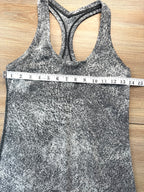 Lululemon Racerback Tank in mottled grey measuring 28" bust 