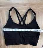 Lululemon sports bra measuring 24" bust 