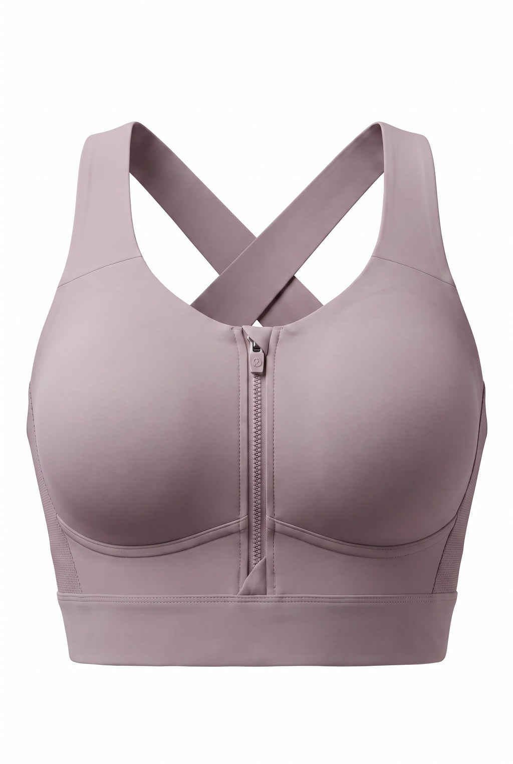 Lululemon Energy Zip-Front High-Support Sports Bra | Size 36DD on white background
