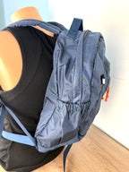 MEC Daypack Backpack 16L Lightweight Hiking Travel Blue on mannequin 