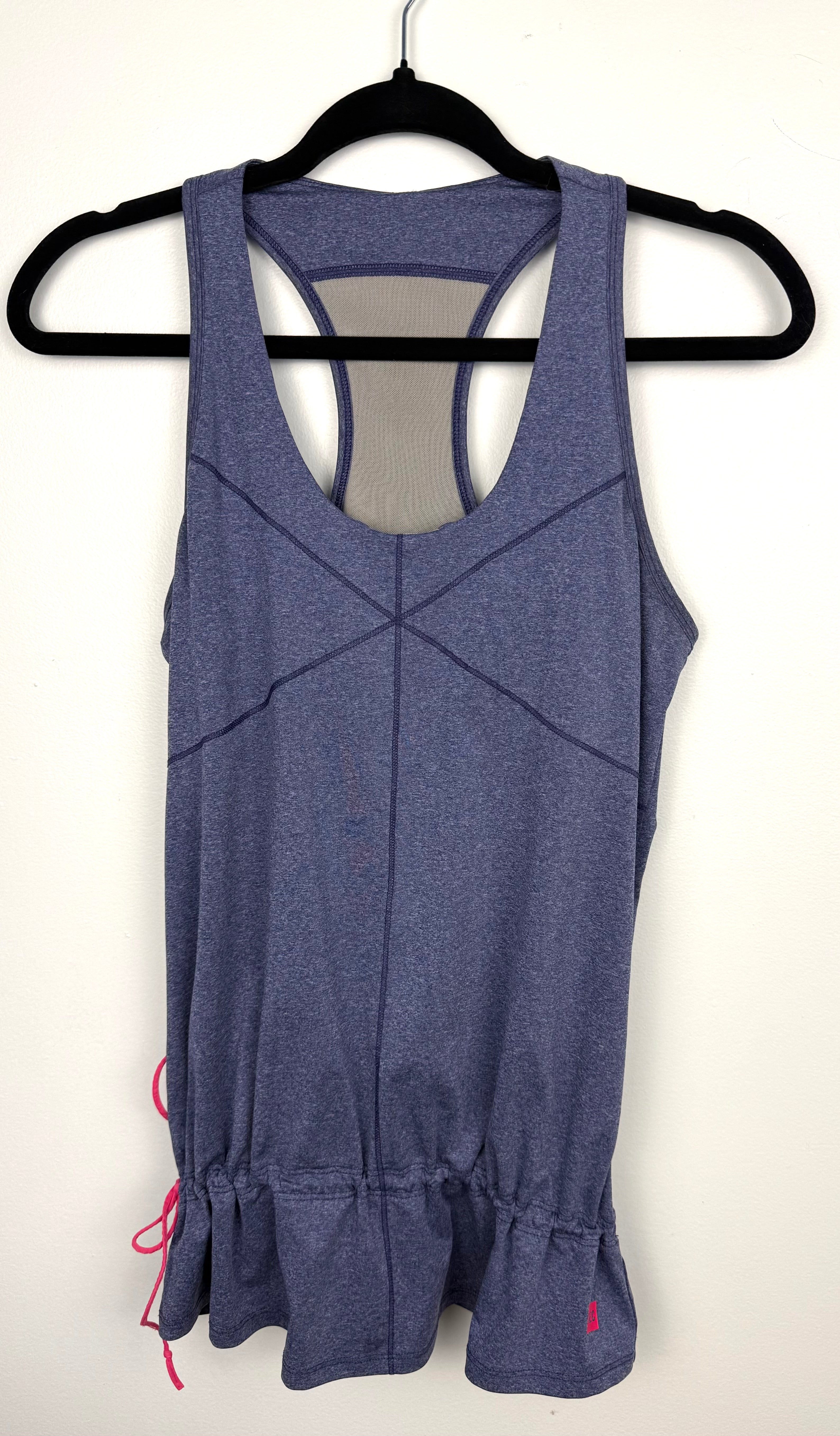 MEC Mountain Equipment Company athletic racerback tank on hanger
