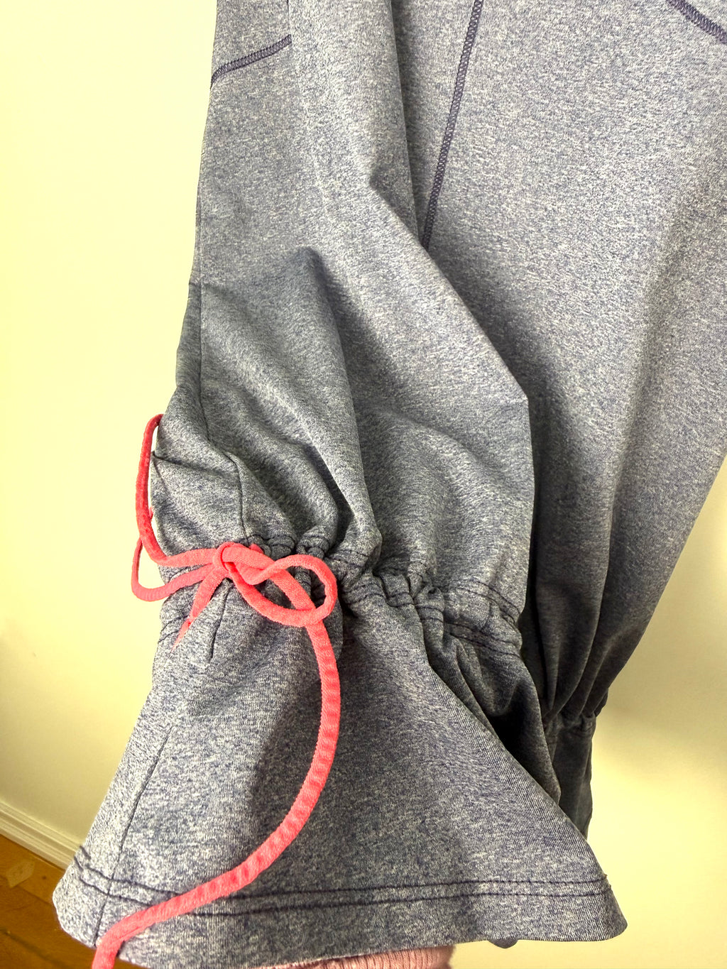 MEC Mountain Equipment Company athletic racerback tank  gathered waist detail 