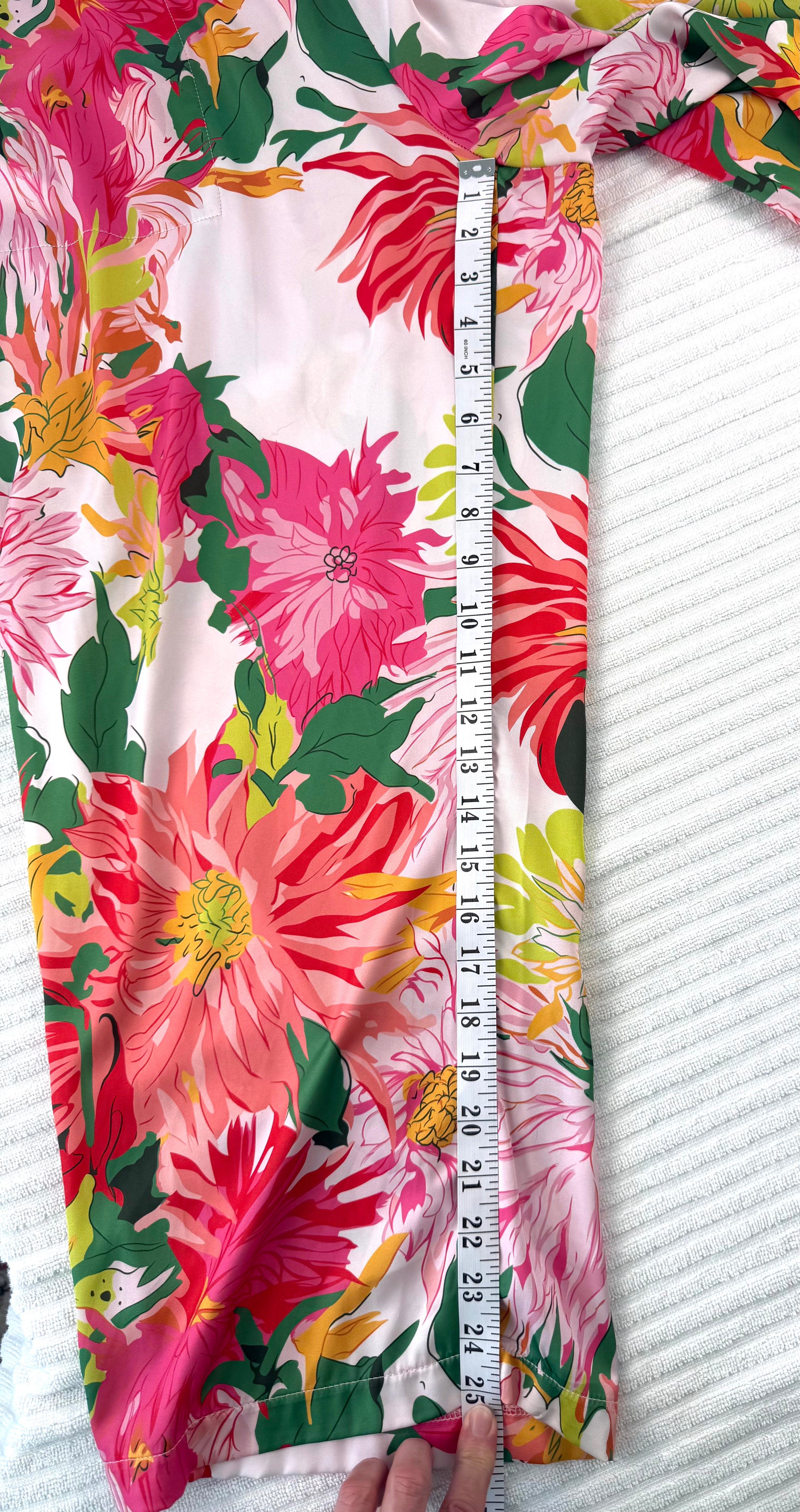 Made in Canada Picadilly Wide Leg  Palazzo Style Pants | Size XXL at Blue Sparrow Shop measuring 25" inseam 