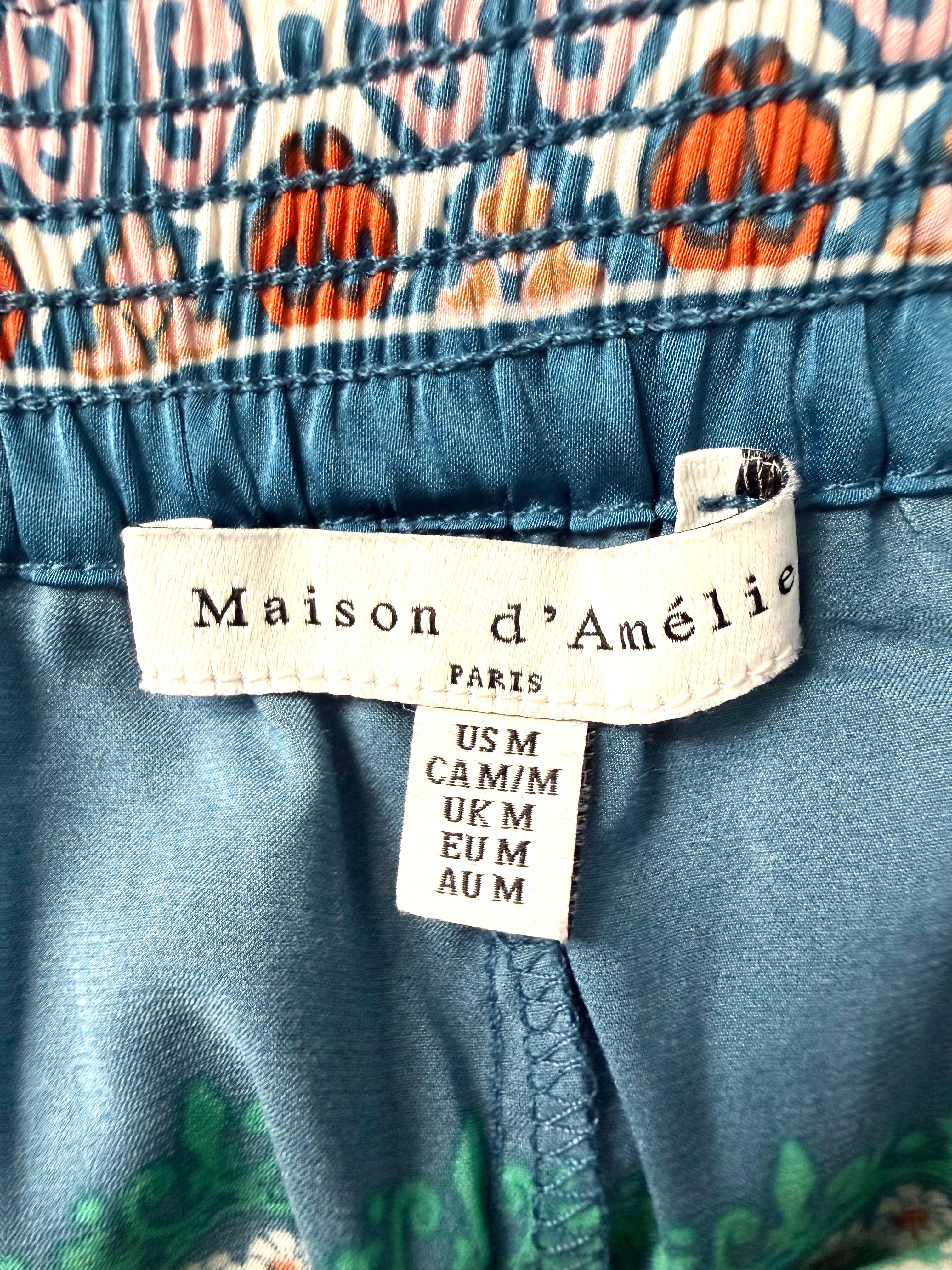 Maison d’Amélie Paris Wide Leg Pants inside label 