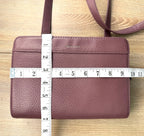 Matt & Nat Vegan Leather Crossbody Bag at Blue Sparrow Shop measuring 9.5 " x 7" 