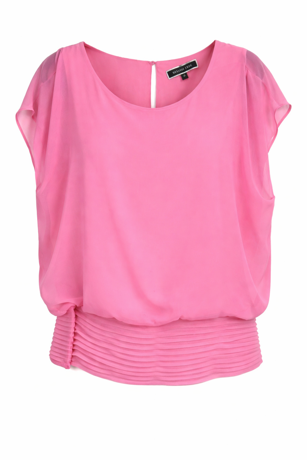 Melanie Lyne Chiffon Blouse at Blue Sparrow Shop on ghost mannequin