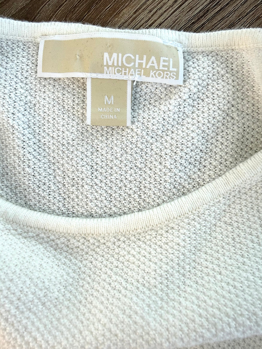 Michael Kors Tunic Sweater inside tag 