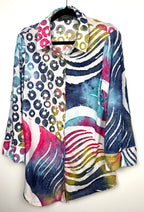 Minkas blouse or jacket multicoloured jacket 