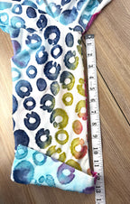 Minkas blouse or jacket multicoloured jacket measuring 13" sleeve 