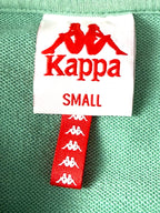 Mint green Kappa cropped sweatshirt label