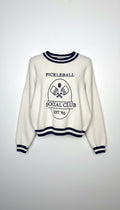 Moon & Madison Pickleball Sweater | Size M at Blue Sparrow Shop