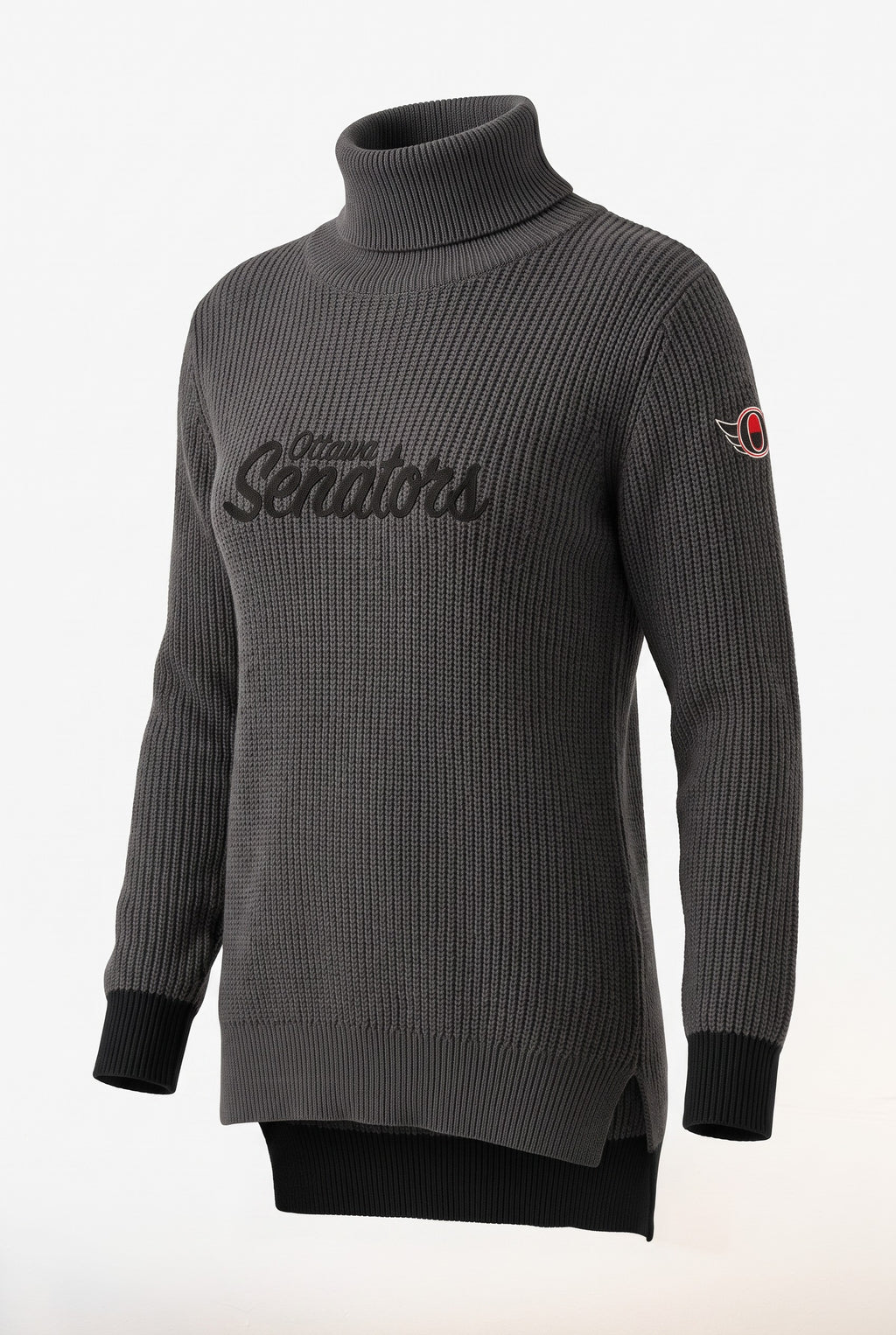 NWT 100% Cotton Ottawa Senators Tunic Sweater | Size S on white background