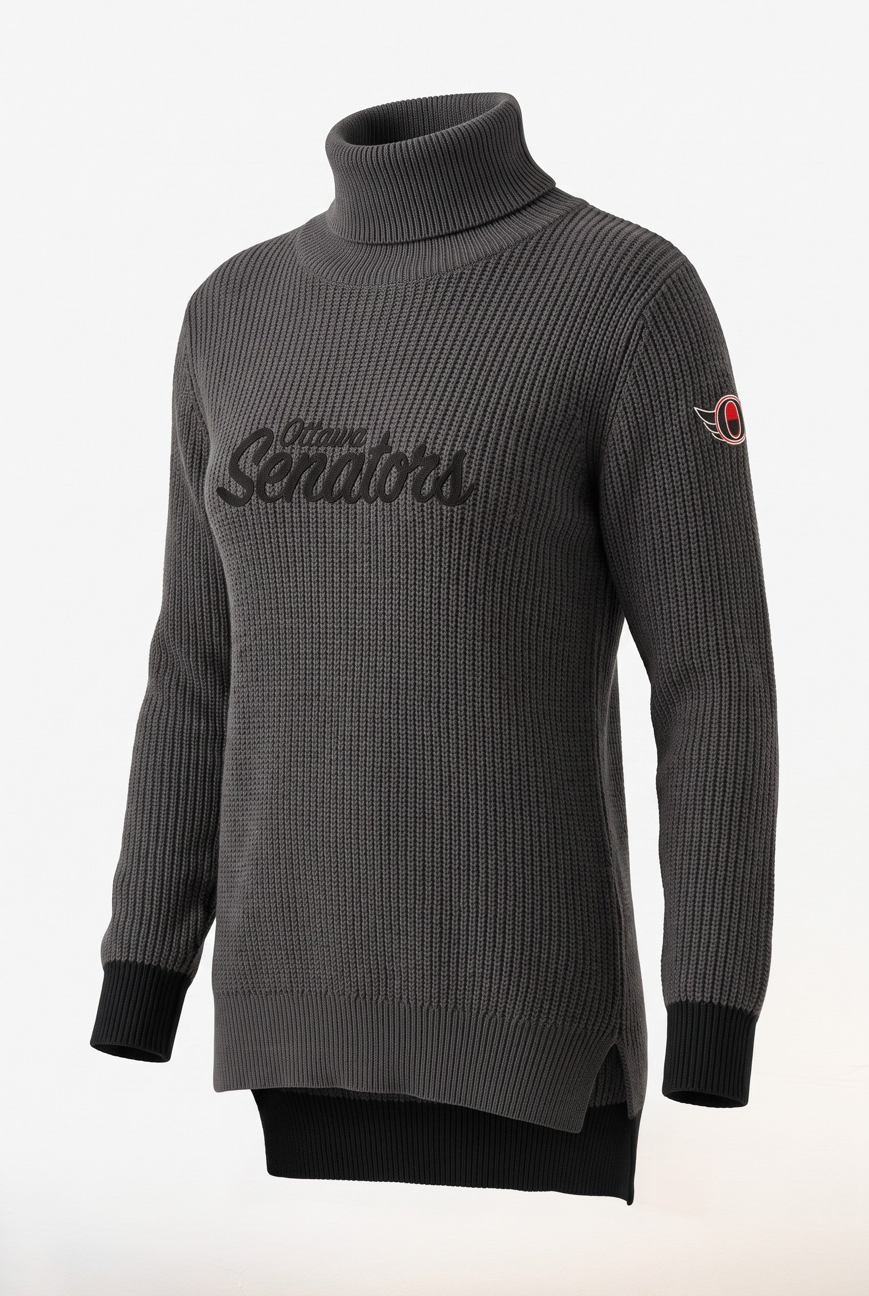 NWT 100% Cotton Ottawa Senators Tunic Sweater | Size S on white background