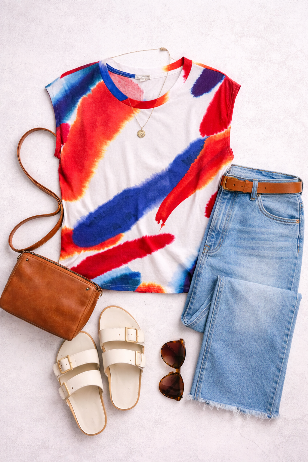 NWT Gap Tie Dye Tee lifestyle photo at Blue Sparrow shop